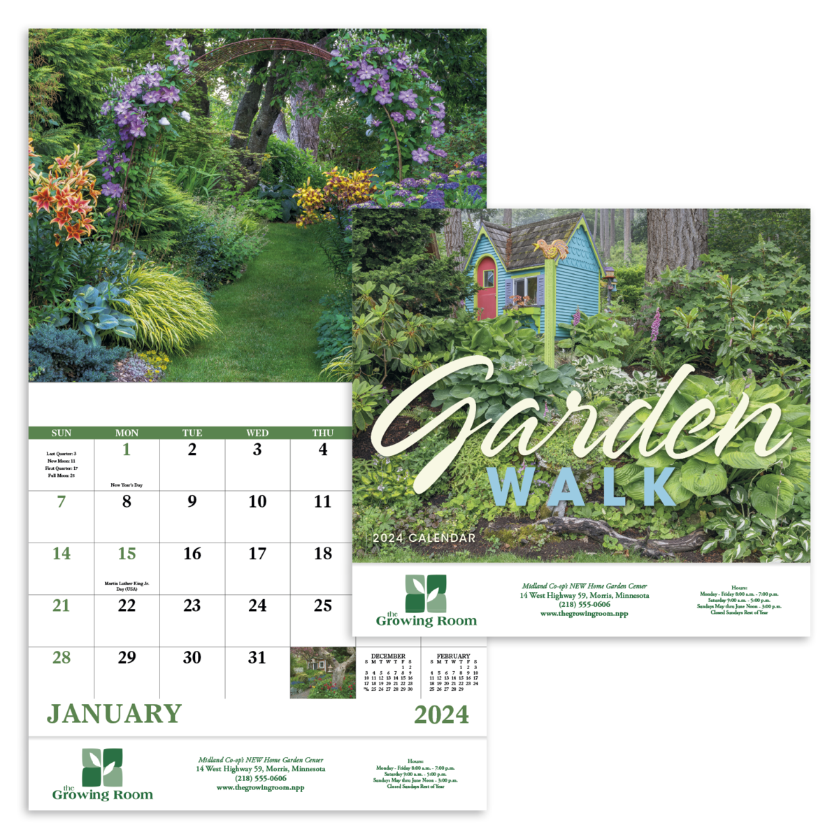 Good Value™ Garden Walk - Stapled Calendar
