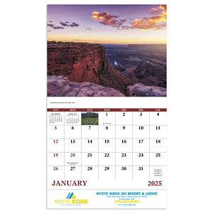 Good Value™ Rocky Mountains - Stapled Calendar