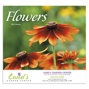Good Value™ Flowers - Stapled Calendar