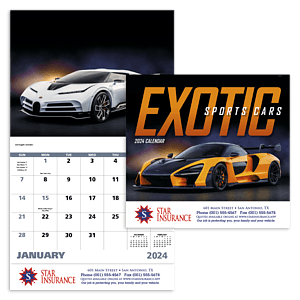 Good Value™ Exotic Sports Cars - Stapled Calendar