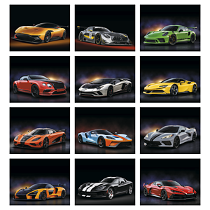 Good Value™ Exotic Sports Cars - Stapled Calendar