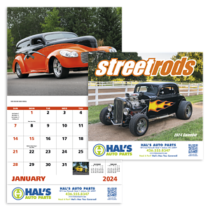Good Value™ Street Rods - Stapled Calendar