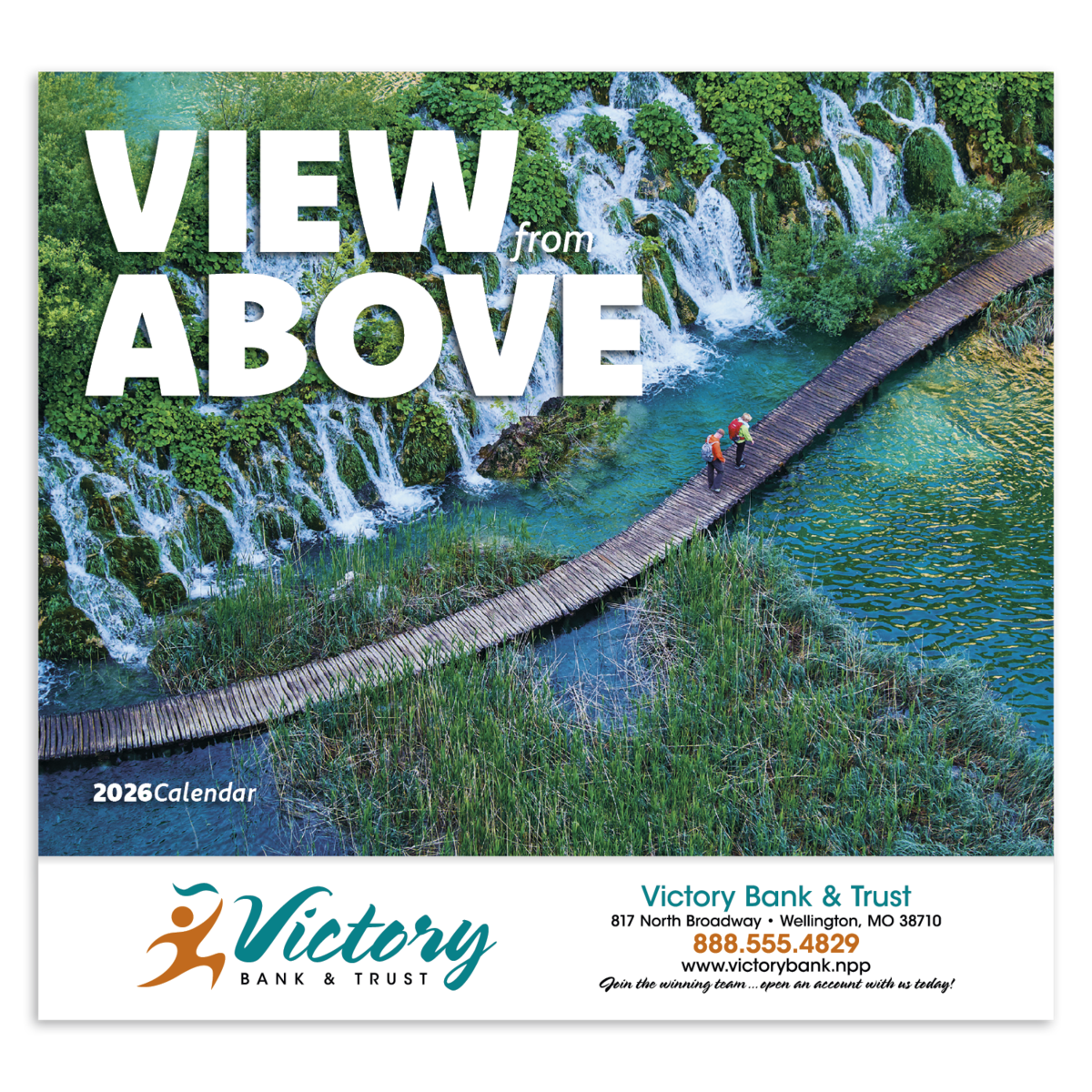 Good Value™ View from Above - Stapled Calendar
