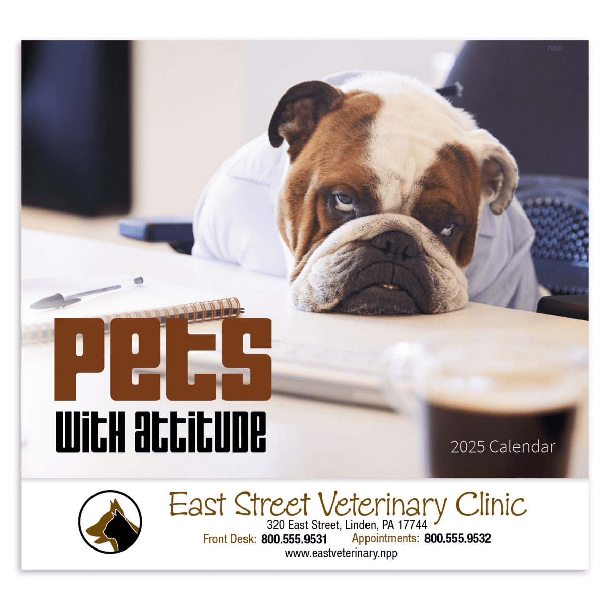 Good Value™ Pets with Attitude - Stapled Calendar