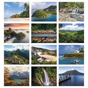 Good Value™ Latinoamerica en Paisajes - Stapled Calendar