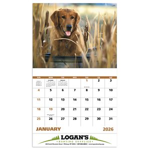 Good Value™ Sporting Dogs - Stapled Calendar