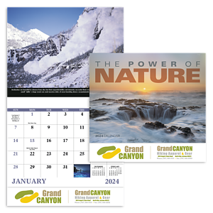 Good Value™ The Power of Nature - Stapled Calendar