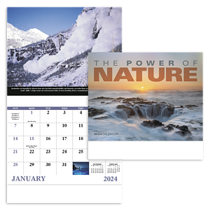 Good Value™ The Power of Nature - Stapled Calendar