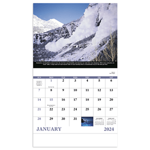 Good Value™ The Power of Nature - Stapled Calendar