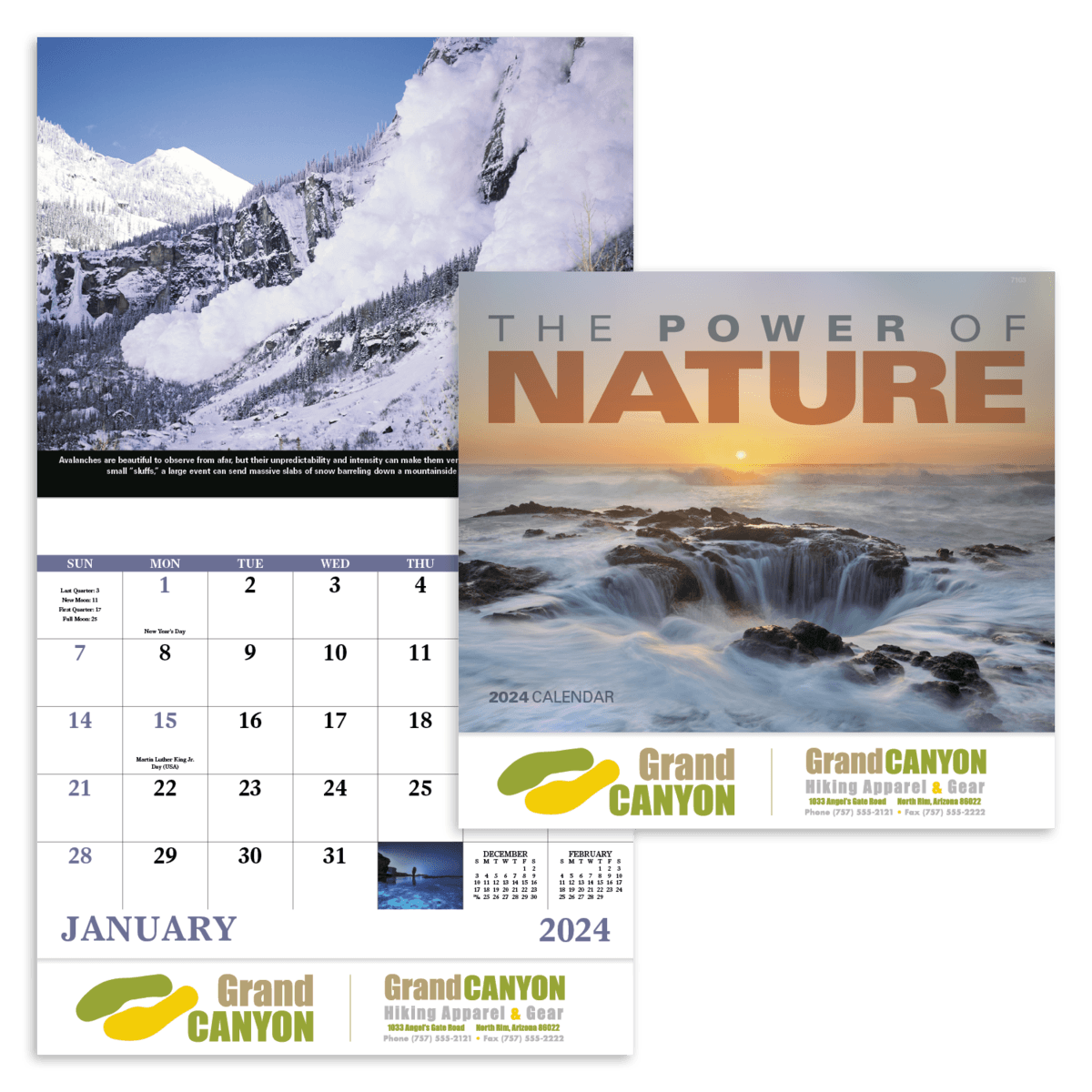 Good Value™ The Power of Nature - Stapled Calendar