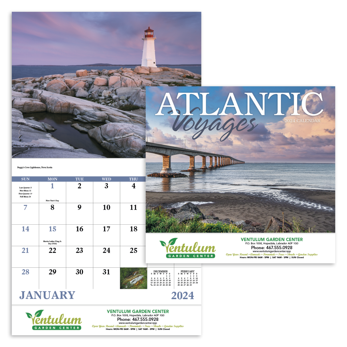 Good Value™ Atlantic Voyages - Stapled Calendar