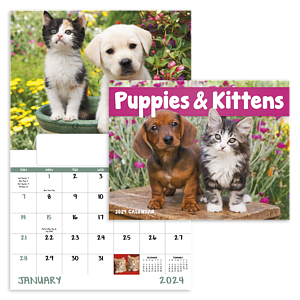 Good Value™ Puppies & Kittens - Window Calendar