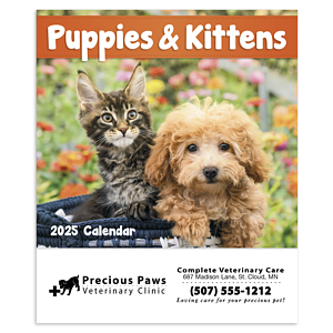 Good Value™ Puppies & Kittens - Mini Calendar