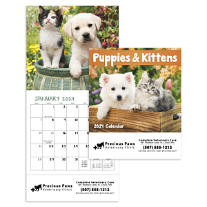 Good Value™ Puppies & Kittens - Mini Calendar
