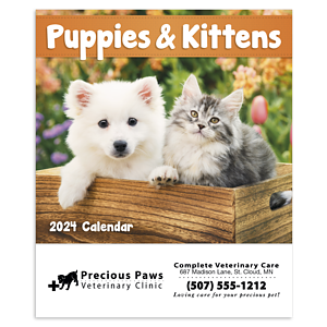 Good Value™ Puppies & Kittens - Mini Calendar