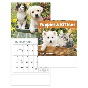 Good Value™ Puppies & Kittens - Mini Calendar