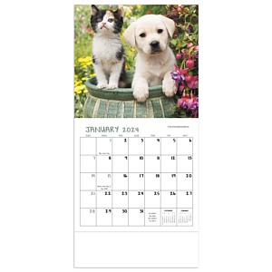 Good Value™ Puppies & Kittens - Mini Calendar