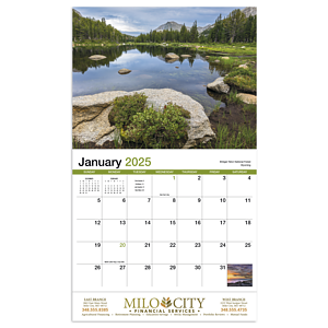 HotLine® Products Scenic America® Appointment Calendar - Stapled
