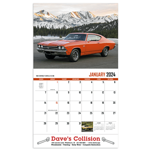 HotLine® Products Street Thunder Appointment Calendar - Stapled