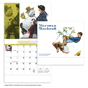 HotLine® Products Norman Rockwell Appointment Calendar - Stapled