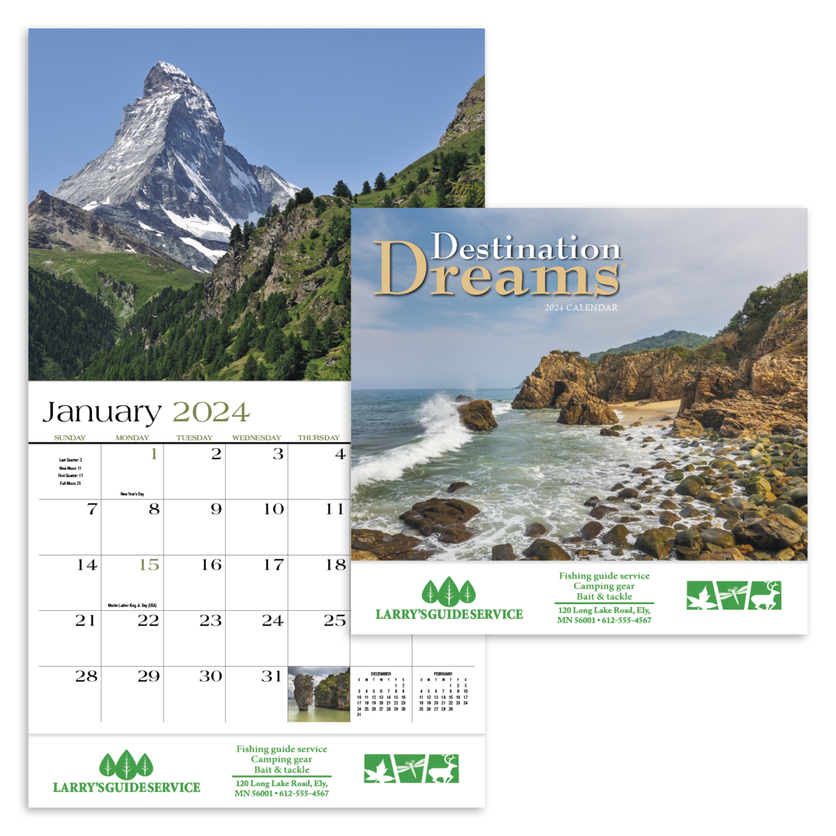HotLine® Products Destination Dreams® Appointment Calendar - Stapled