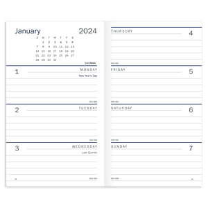 Triumph® Calendars Classic Weekly Pocket Planner