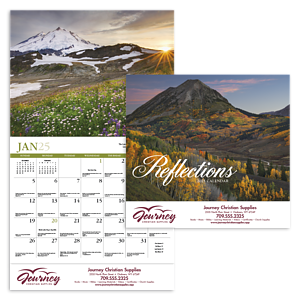 HotLine® Products Reflections (Non-Denominational) Appointment Calendar - Stapled