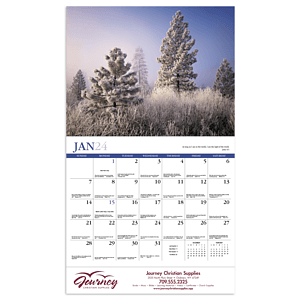 HotLine® Products Reflections (Non-Denominational) Appointment Calendar - Stapled