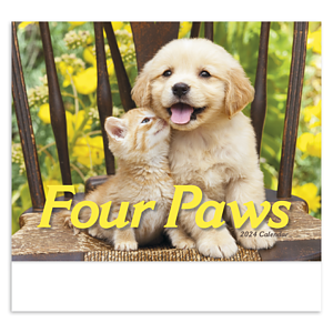 Four Paws Appointment Calendar - Stapled