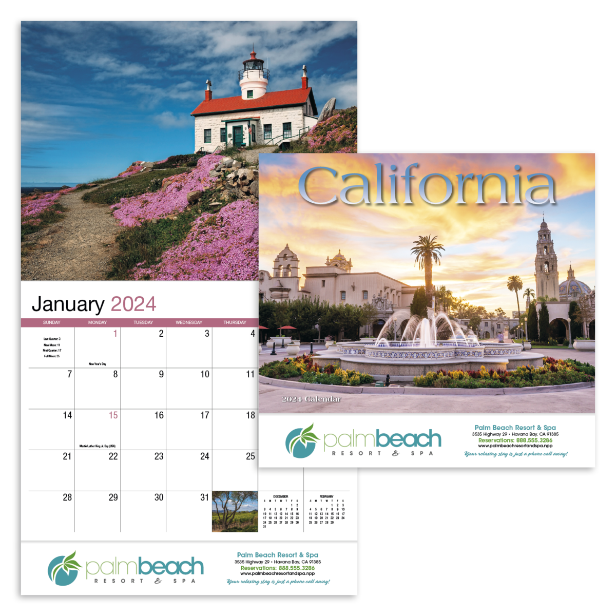 HotLine® Products California Appointment Calendar - Stapled