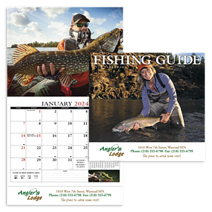 HotLine® Products Fishing Guide Appointment Calendar - Stapled