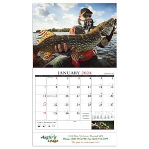 HotLine® Products Fishing Guide Appointment Calendar - Stapled