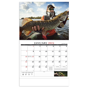 HotLine® Products Fishing Guide Appointment Calendar - Stapled