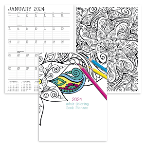 Good Value™ Adult Coloring Book Planner
