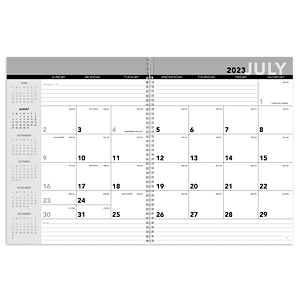 Academic Year Desk Planner with Custom Cover