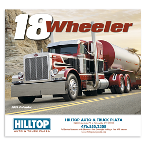HotLine® Products 18-Wheeler Wall Appointment Calendar - Stapled