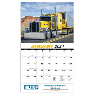 HotLine® Products 18-Wheeler Wall Appointment Calendar - Stapled