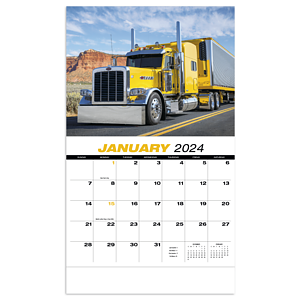 HotLine® Products 18-Wheeler Wall Appointment Calendar - Stapled