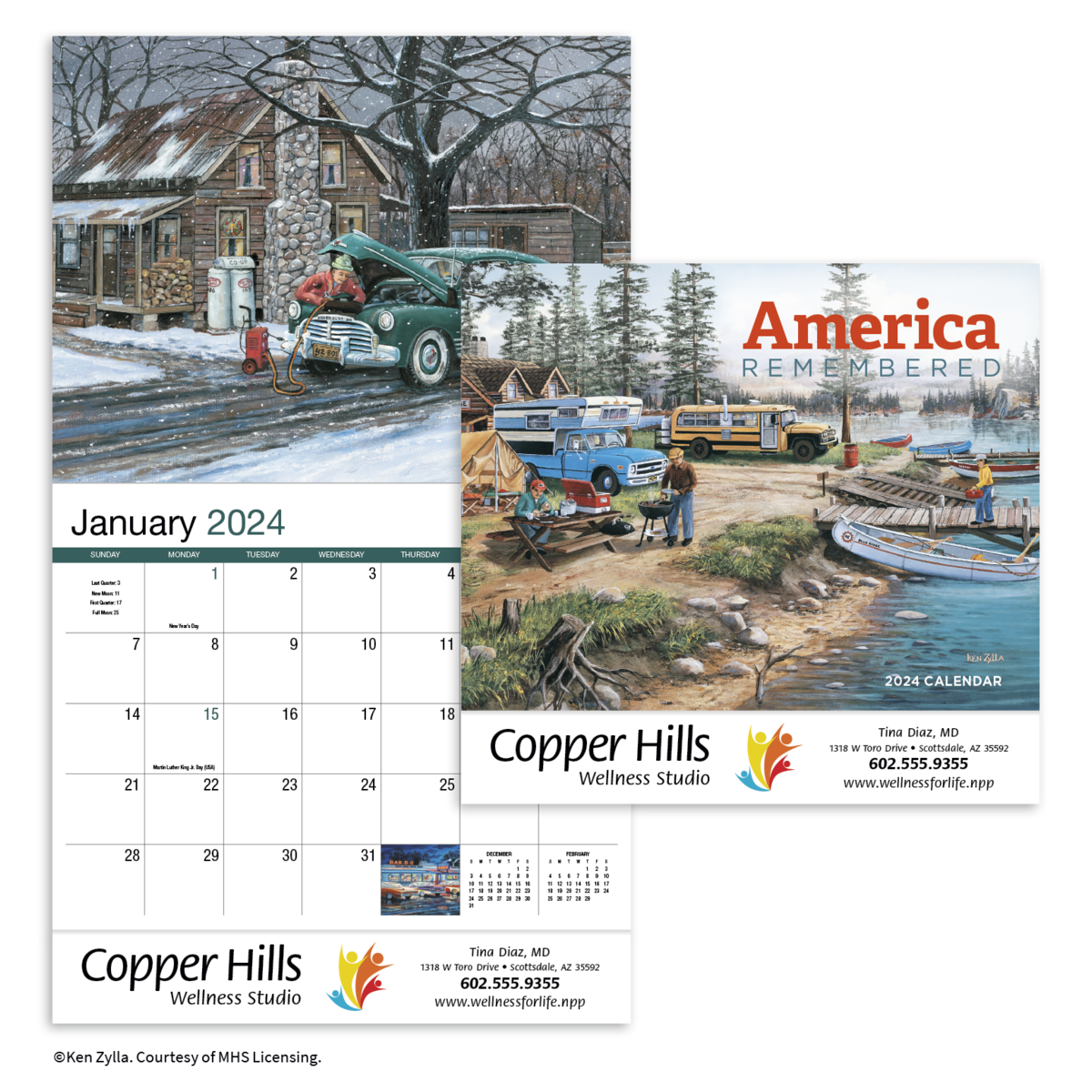 HotLine® Products America Remembered Appointment Calendar - Stapled