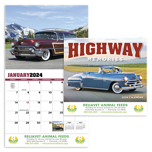 HotLine® Products Highway Memories Appointment Calendar - Stapled