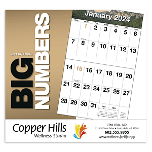 HotLine® Products Big Numbers Appointment Calendar - Stapled