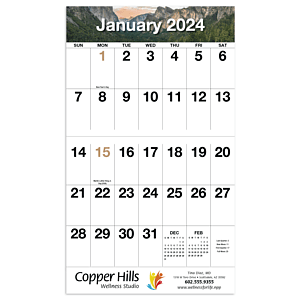 HotLine® Products Big Numbers Appointment Calendar - Stapled