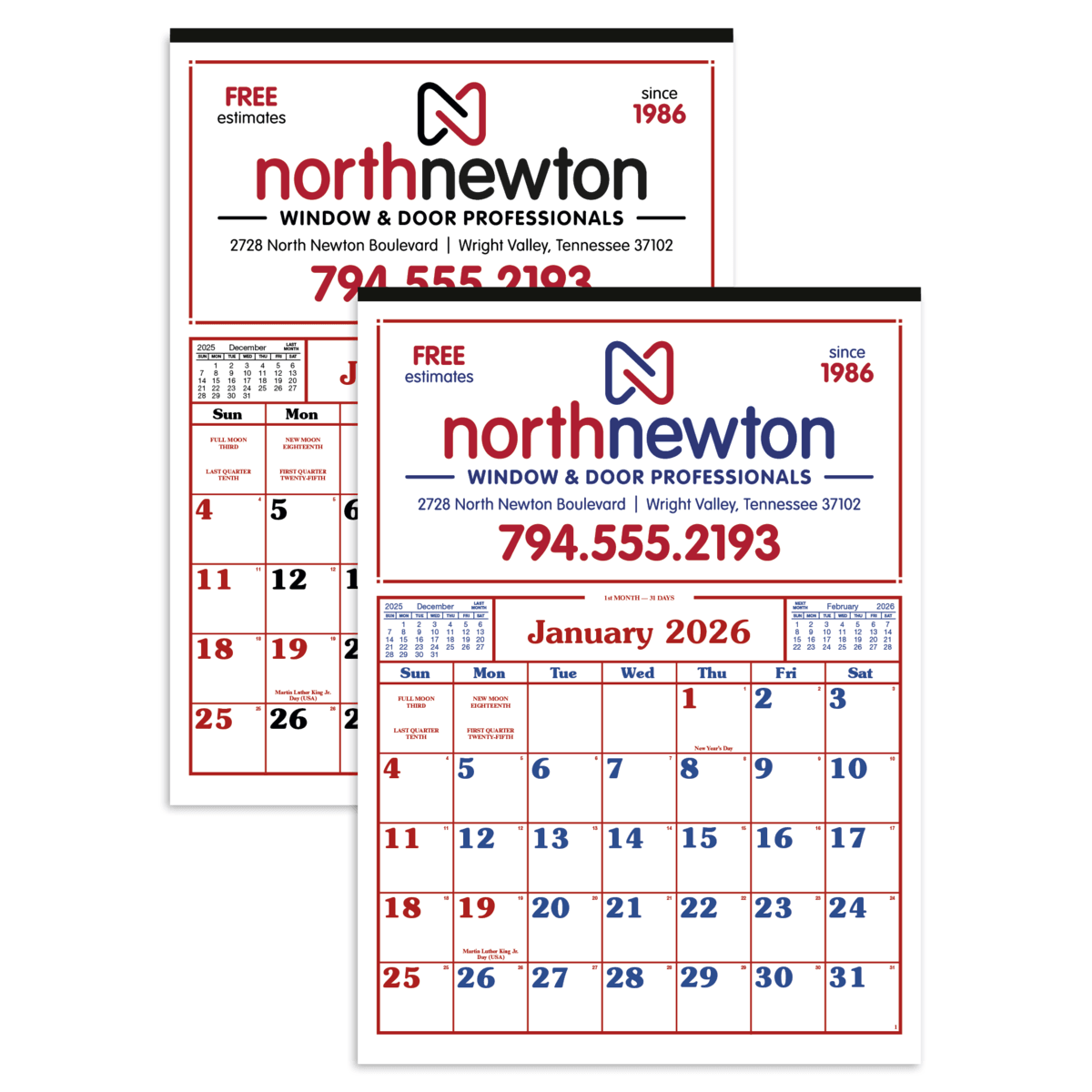 Commercial 12-Sheet Calendar