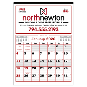 Skinner & Kennedy® Commercial 12-Sheet Calendar