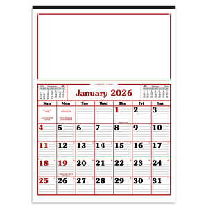 Skinner & Kennedy® Commercial 12-Sheet Calendar