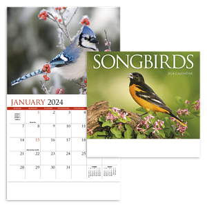 HotLine® Products Songbirds Appointment Calendar - Stapled