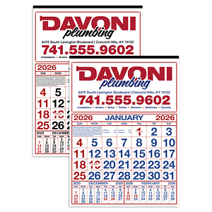 Skinner & Kennedy® Commercial 12-Sheet Calendar