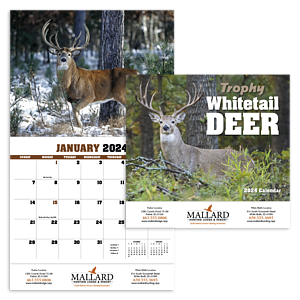 HotLine® Products Trophy Whitetail Deer Appointment Calendar - Stapled