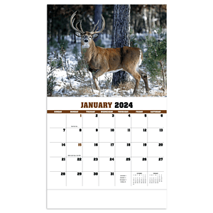 HotLine® Products Trophy Whitetail Deer Appointment Calendar - Stapled