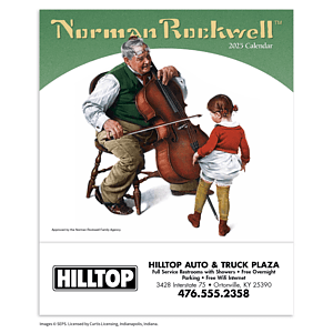 HotLine® Products Norman Rockwell Mini Calendar